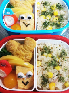 幼稚園(年少)双子のお弁当5-レシピのメイン写真