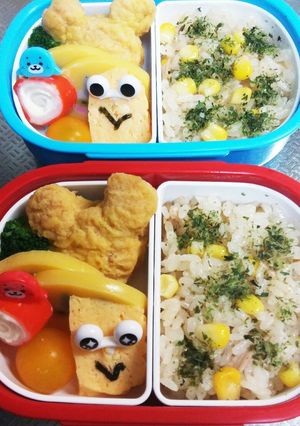 幼稚園(年少)双子のお弁当5-レシピのメイン写真