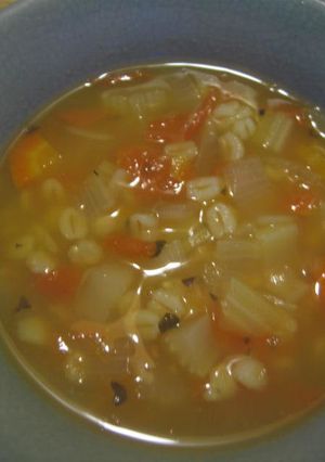 押し麦と野菜のスープ-レシピのメイン写真