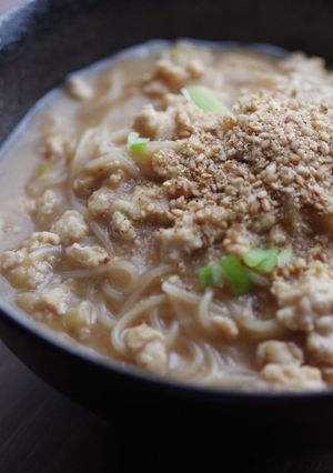 ごま香る♪ひき肉にゅうめん-レシピのメイン写真