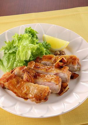 鶏肉のパリパリガーリックソテー-レシピのメイン写真