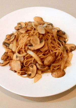 和風ドレッシングで和風パスタ！ODA-レシピのメイン写真