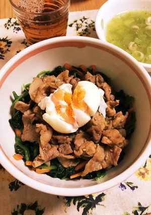 ごま油香る焼肉ナムル丼-レシピのメイン写真