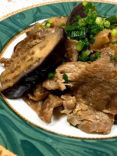 * 茄子と豚肉のごま味噌炒め *-レシピのメイン写真
