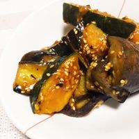 かぼちゃとなす salad02.jpg