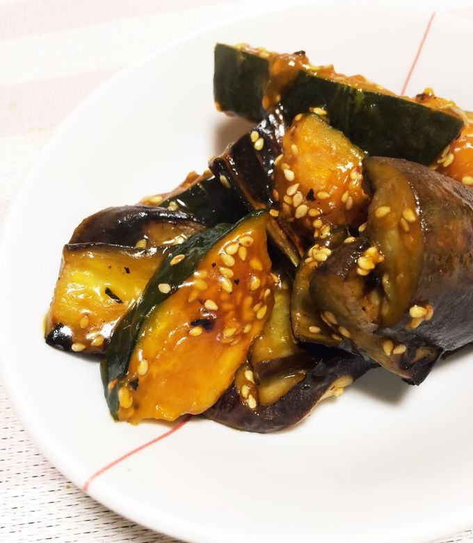 かぼちゃとなす かぼちゃとナスの甘酢じょうゆ by 堤貴大・医師・料理家