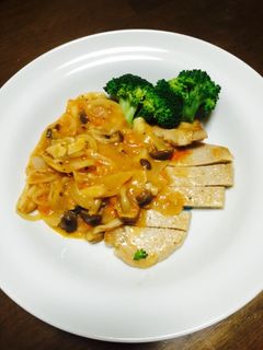 豚肉ソテー★トマトクリームソース-レシピのメイン写真
