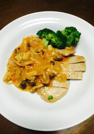 豚肉ソテー★トマトクリームソース-レシピのメイン写真