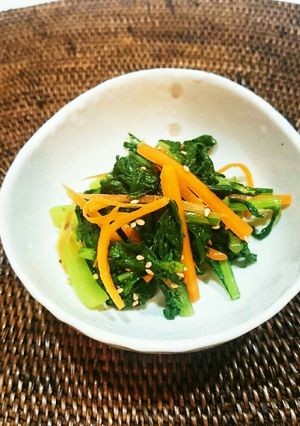 大根の間引き菜のナムル-レシピのメイン写真