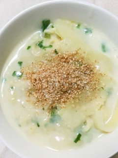 冬瓜でとろとろ豆乳塩ラーメン-レシピのメイン写真