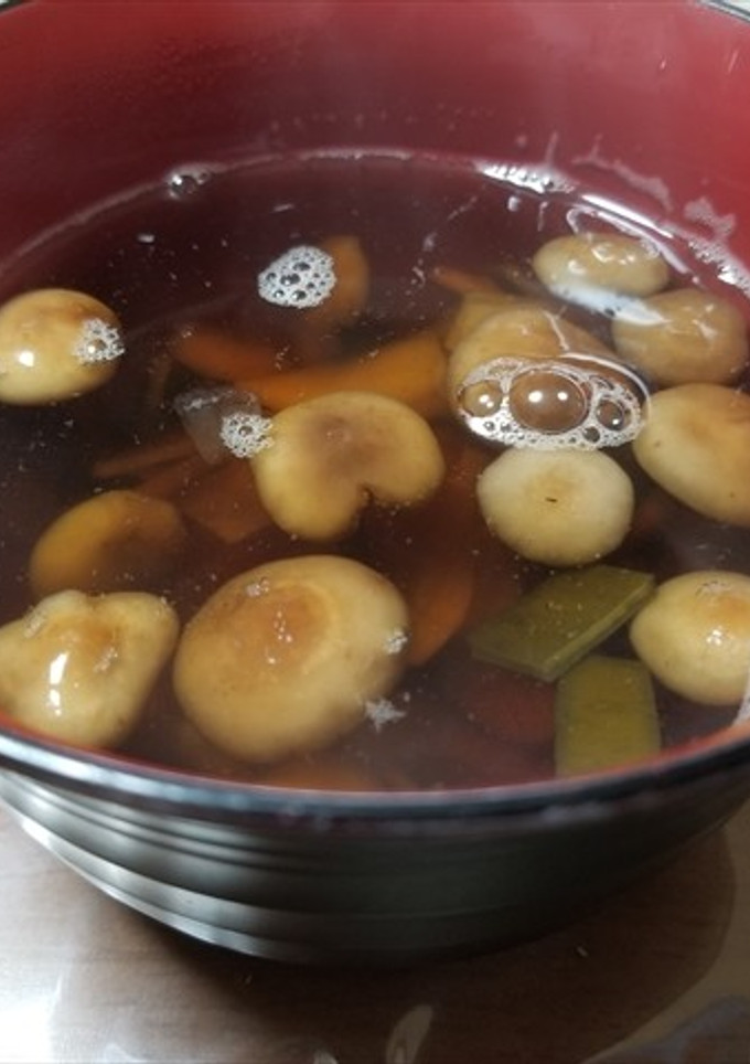 ナラタケと大根のお吸い物-レシピのメイン写真
