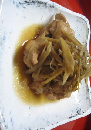 手羽元の牛蒡煮-レシピのメイン写真