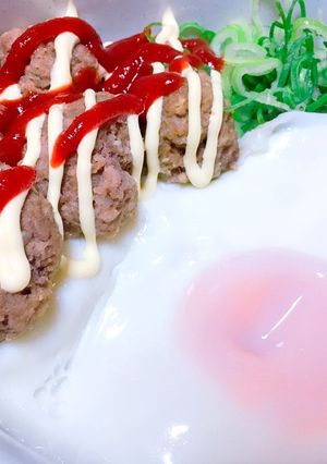 ロコモコ丼風-レシピのメイン写真