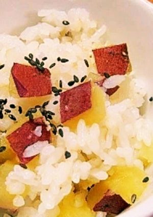 秋だ！さつま芋ご飯-レシピのメイン写真