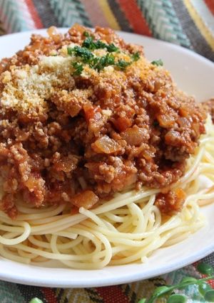 たっぷり食べよう♪自家製ミートソース-レシピのメイン写真