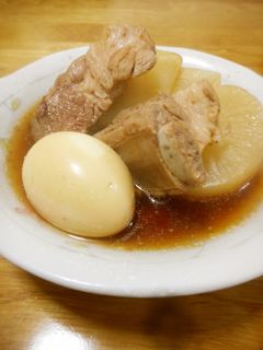 スペアリブと大根、卵の煮物-レシピのメイン写真