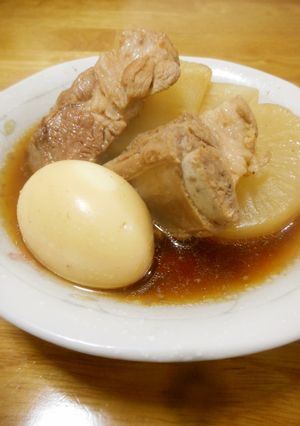 スペアリブと大根、卵の煮物-レシピのメイン写真