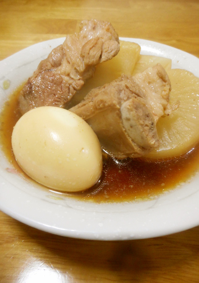 スペアリブと大根、卵の煮物-レシピのメイン写真