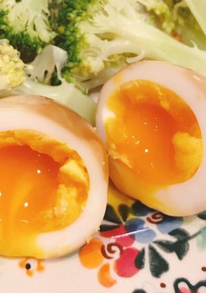 お酢と醤油でとろり味卵-レシピのメイン写真