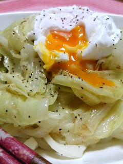 レンジでランチ♪お手軽!塩キャベツうどん-レシピのメイン写真