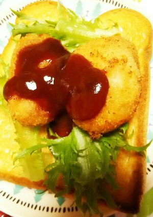 朝食ヒレカツパン-レシピのメイン写真