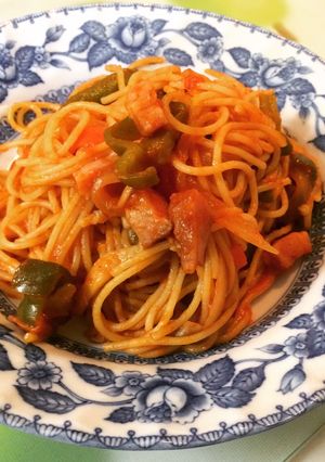 我が家のナポリタン-レシピのメイン写真