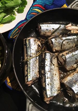 骨まで食べれる！秋刀魚のコンフィ-レシピのメイン写真