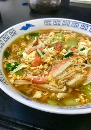 具だくさん！とろみしょうゆラーメン-レシピのメイン写真