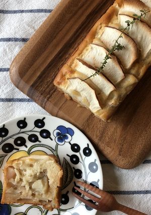りんごと甘酒の米粉パウンドケーキ-レシピのメイン写真