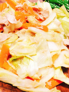 やみつき!油不使用ツナキャベツ炒め-レシピのメイン写真