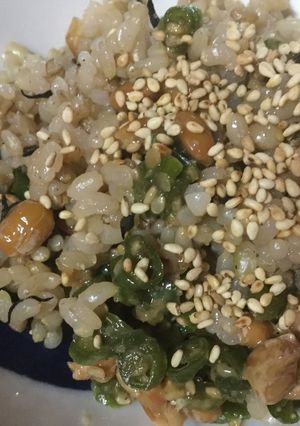 納豆と日光とうがらしの味噌ご飯-レシピのメイン写真