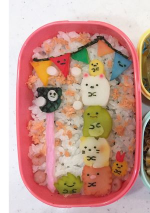 キャラ弁☆すみっこぐらし☆運動会編-レシピのメイン写真
