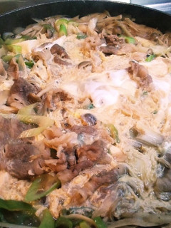 居酒屋レシピシリーズ「牛肉で柳川鍋」-レシピのメイン写真