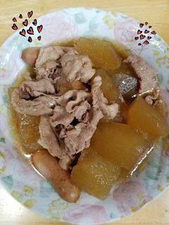 簡単☆冬瓜と豚肉の煮物-レシピのメイン写真