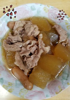 簡単☆冬瓜と豚肉の煮物-レシピのメイン写真