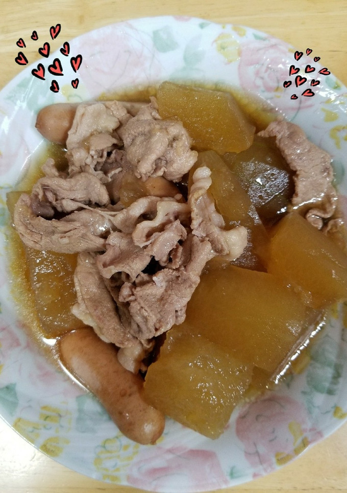 簡単☆冬瓜と豚肉の煮物-レシピのメイン写真