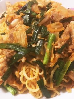 豚キムチ焼きそば-レシピのメイン写真