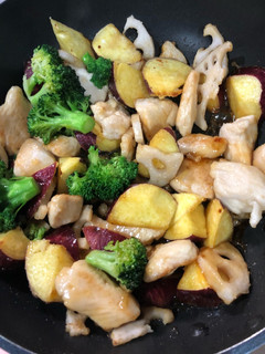 栄養タップリ!鶏肉と根野菜の甘辛煮☆-レシピのメイン写真