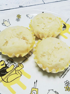 離乳食♡HMでもちふわお豆腐蒸しパン-レシピのメイン写真