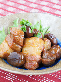 豚肉と甘栗の中華風煮物-レシピのメイン写真