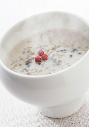 のりと牡蠣の豆乳スープ-レシピのメイン写真