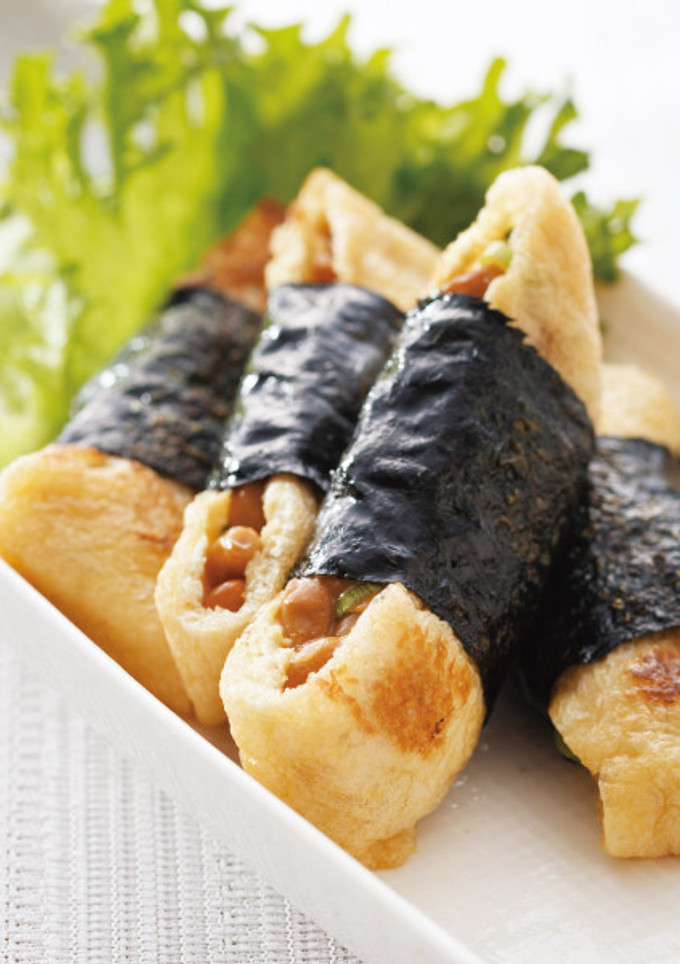 納豆と薄あげの磯辺焼き-レシピのメイン写真