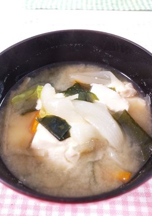 キャベツのお味噌汁-レシピのメイン写真