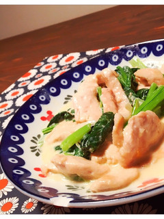 鶏むね肉のクリーム煮-レシピのメイン写真