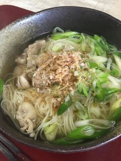 にゅうめん鶏南蛮-レシピのメイン写真