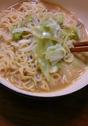 とろーりチーズ豆乳みそラーメン-レシピのメイン写真