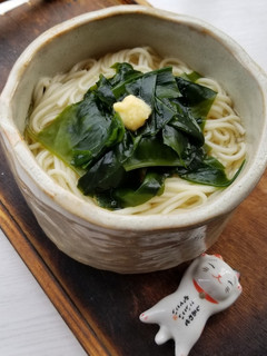 わかめにゅうめん 金華山ワカメ#02-レシピのメイン写真
