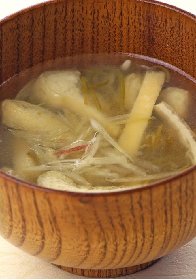 めかぶとみょうがの味噌汁-レシピのメイン写真