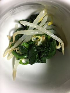 香味ペーストでほうれん草ともやしのナムル-レシピのメイン写真