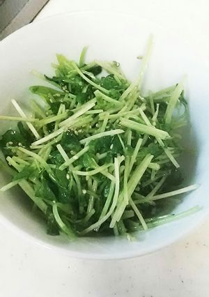豆苗ナムル-レシピのメイン写真